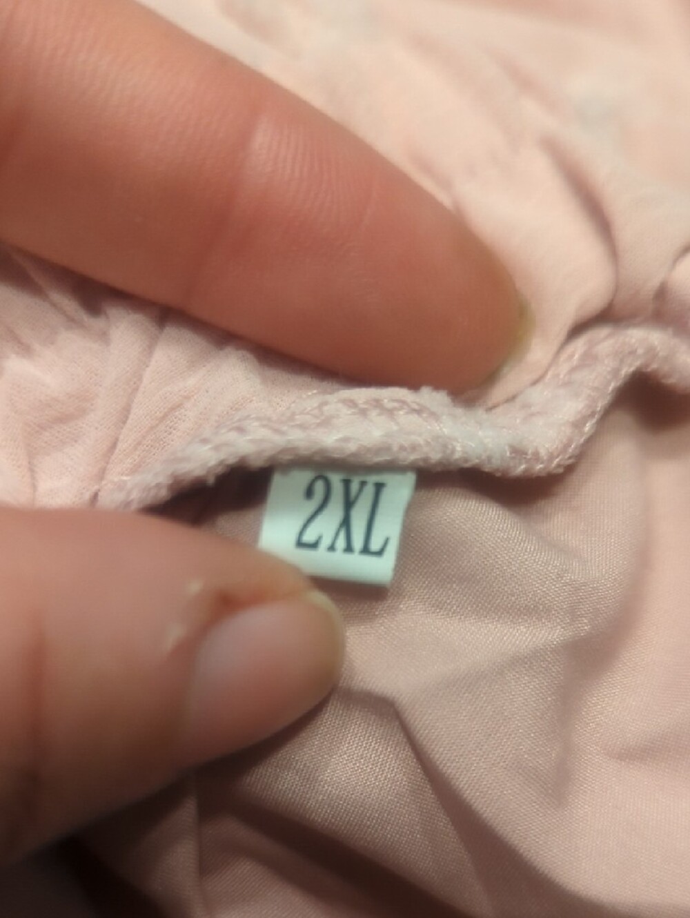 2XL Women’s Pink Textured Midi Skirt - Picture 6 of 7